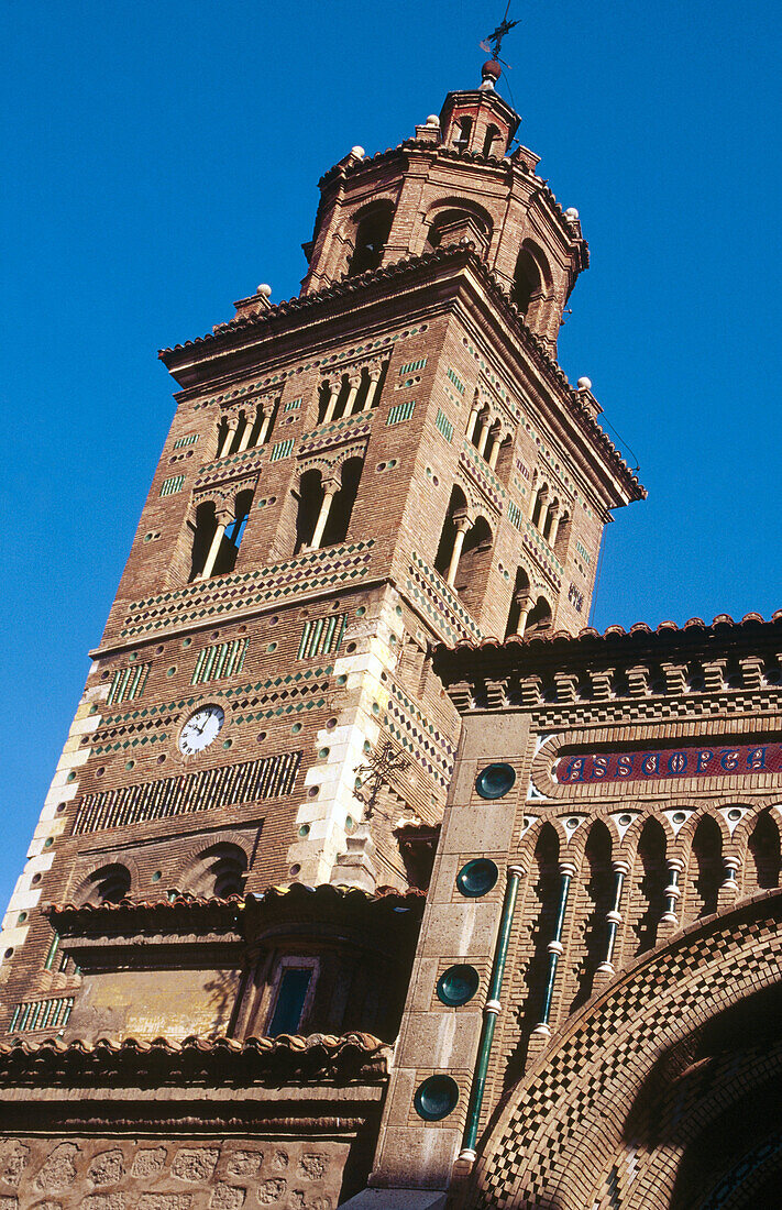 Tower of the cathedral. Teruel. Spain