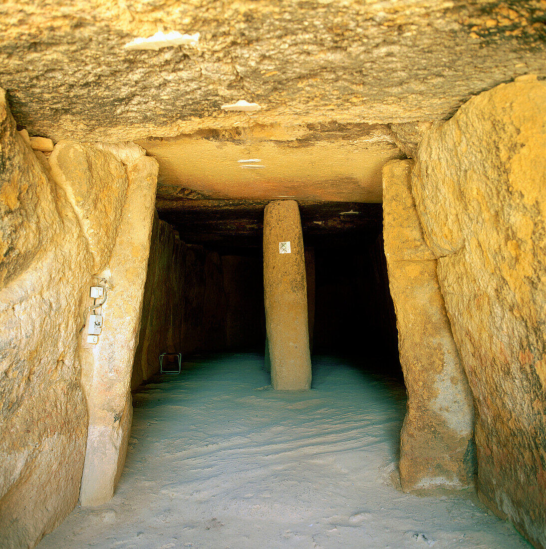 Menga-Dolmen in Antequera. Provinz Málaga. Spanien