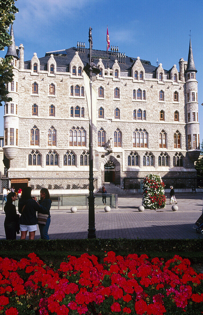 Casa Botines. León. Kastilien und León. Spanien