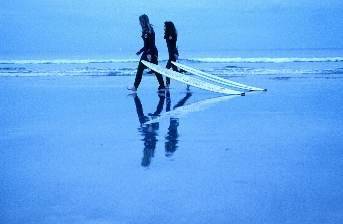 Surfer. Hendaye. Frankreich