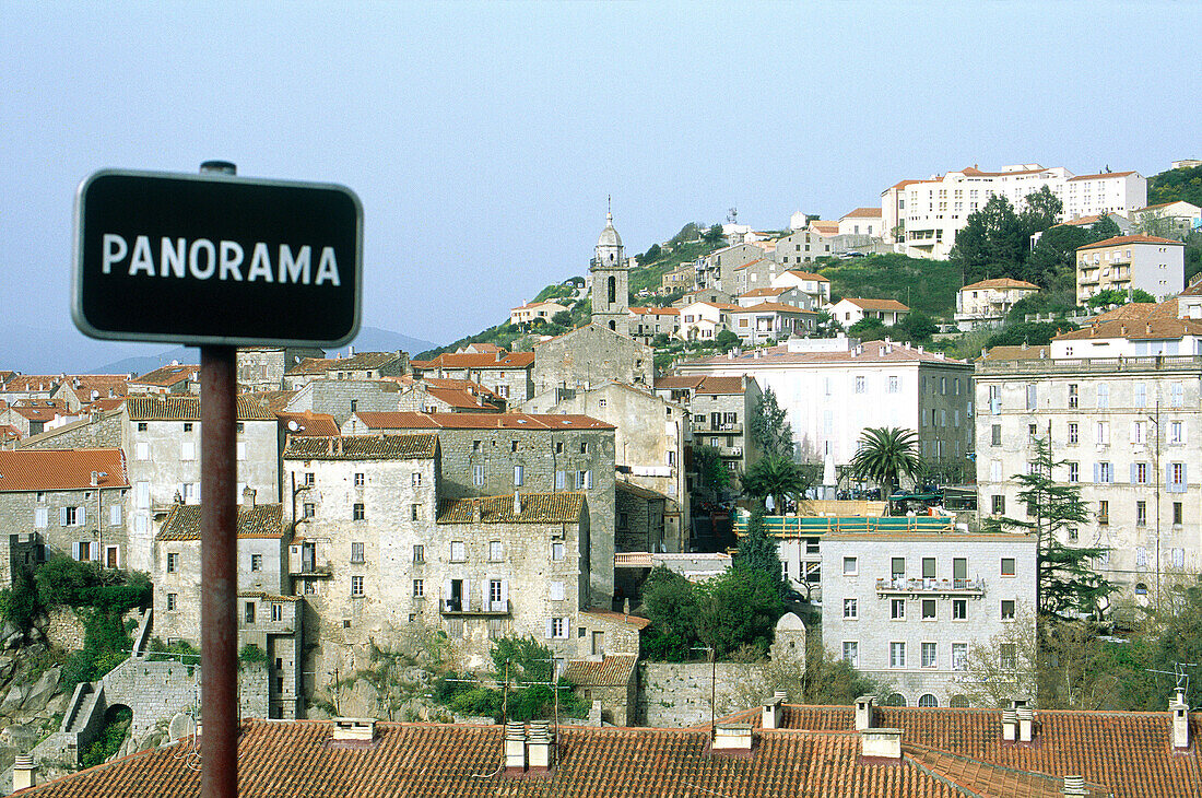 Sartène, Corsica island. France