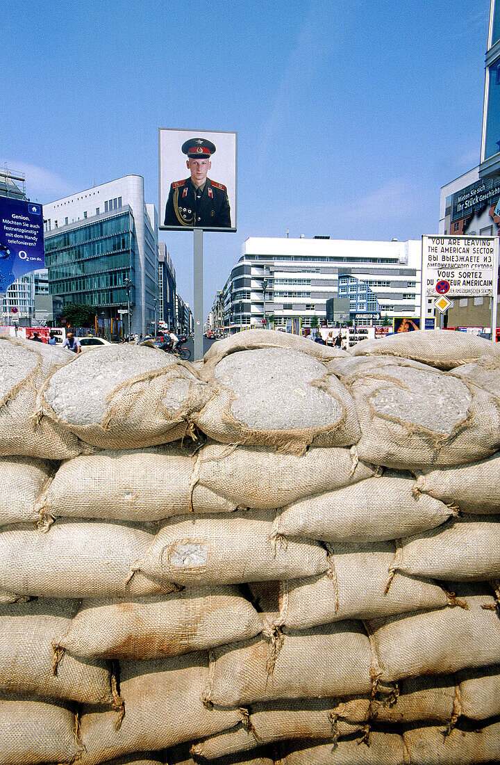 US Army checkpoint Charlie . Berlin. Germany