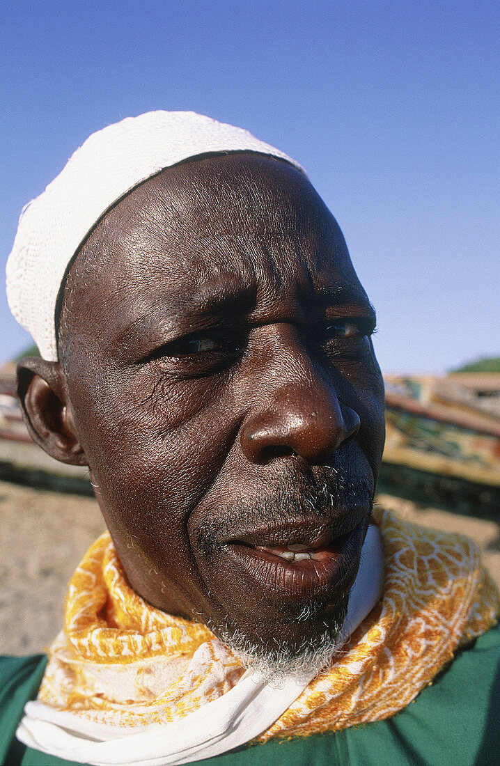 Man in Goree Island. Senegal