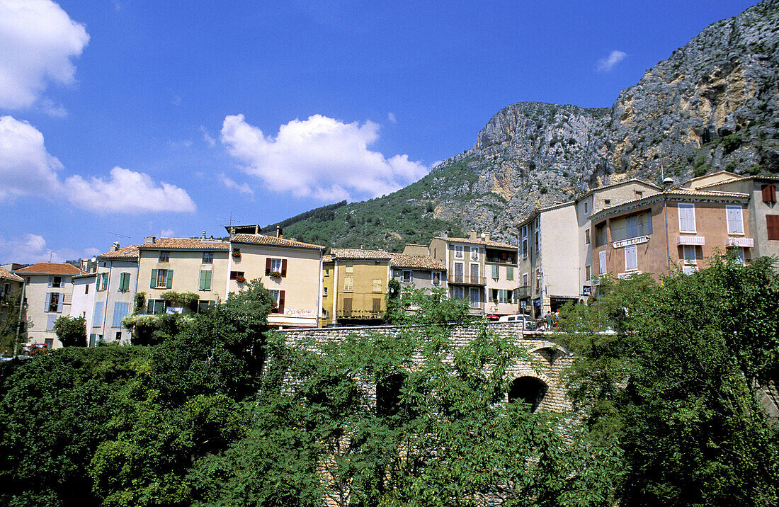 Moustiers-Sainte-Marie. Alpes de Haute Provence. Provence. France