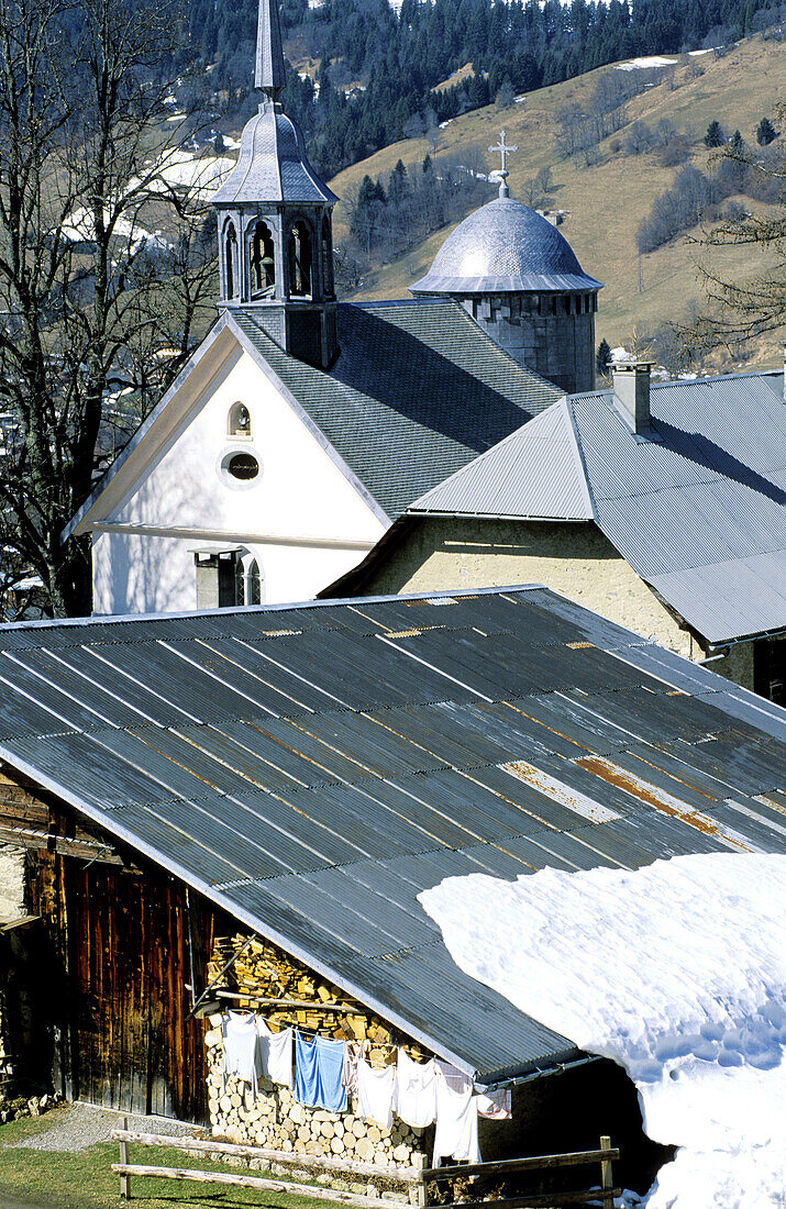 Megeve. Winter and summer resort. Haute-Savoie. Alps. France