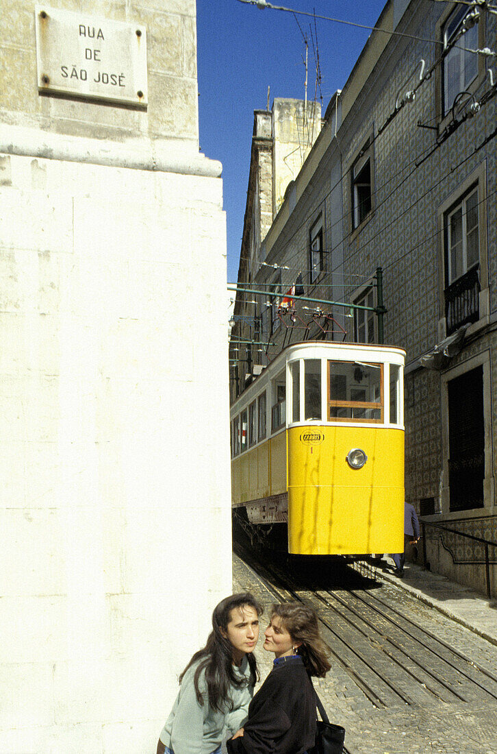 Local Tramway Electrico . Lisbon. Portugal