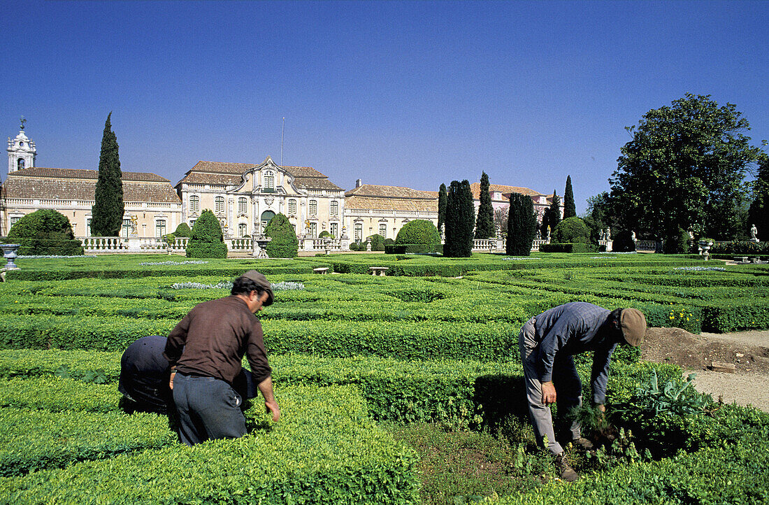 Queluz castle and gardens. Near Lisbon. Portugal