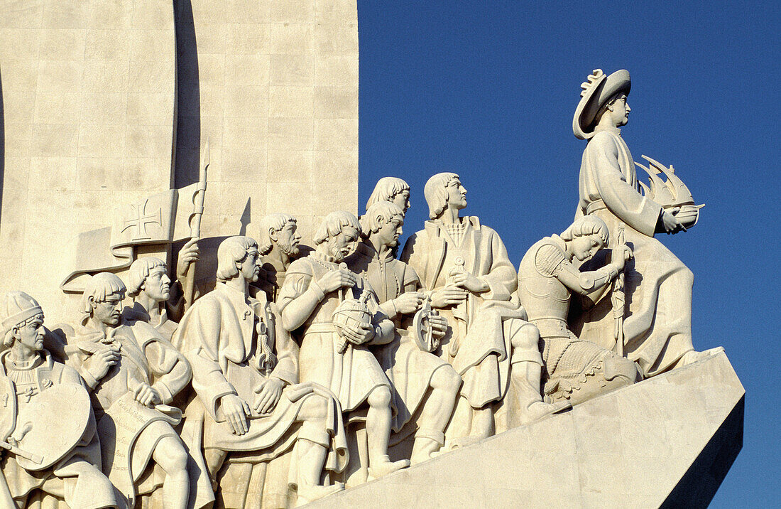Monument of the Discoveries dedicated to portuguese seamen. Lisbon. Portugal
