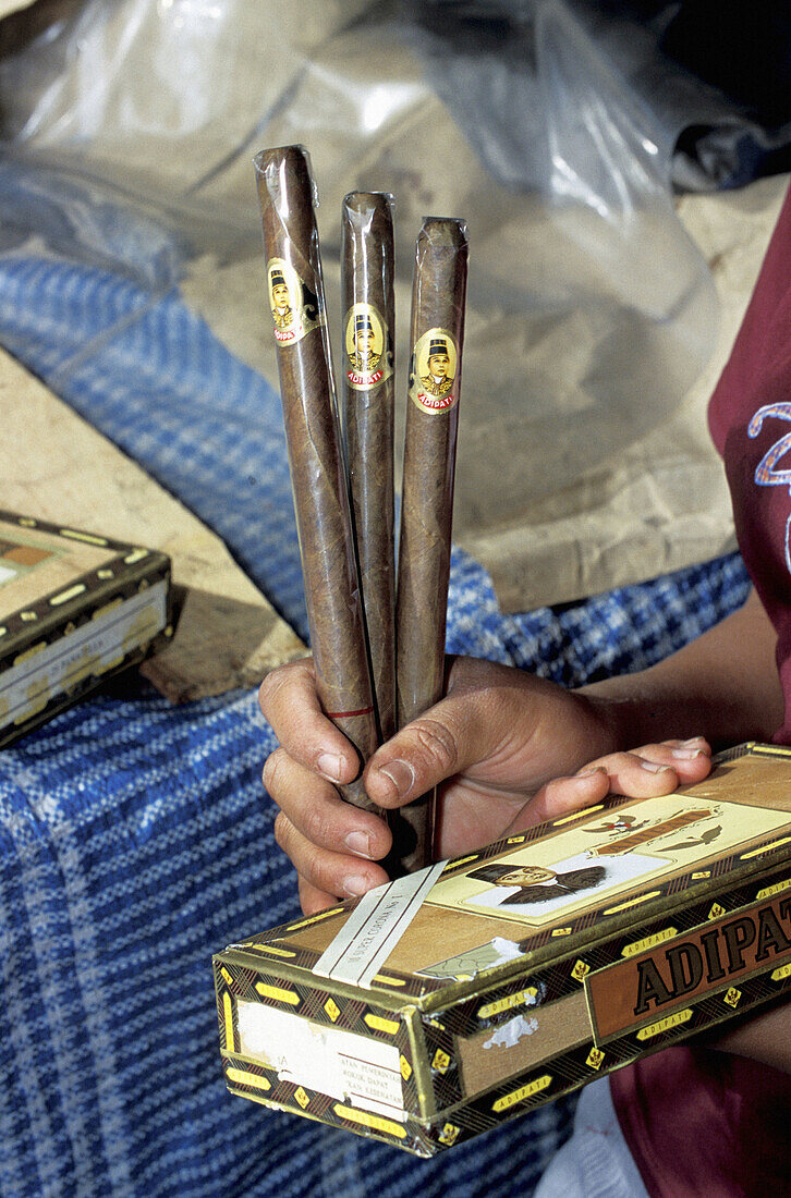 Local cigars. Bali Island. Indonesia