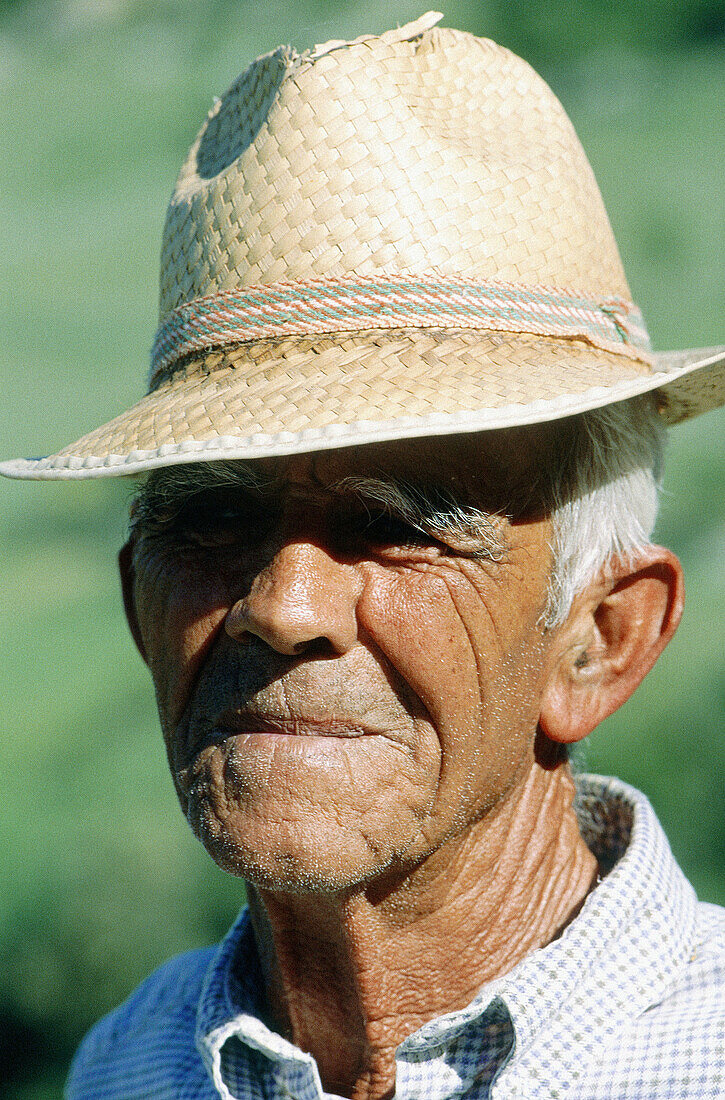 Portrait of shepherd. Grazalema. Cádiz province, Spain