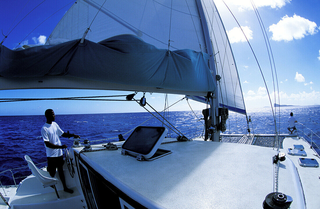 Sailing cruise from Grand-Baie to Saint Pierre Islet. Mauritius