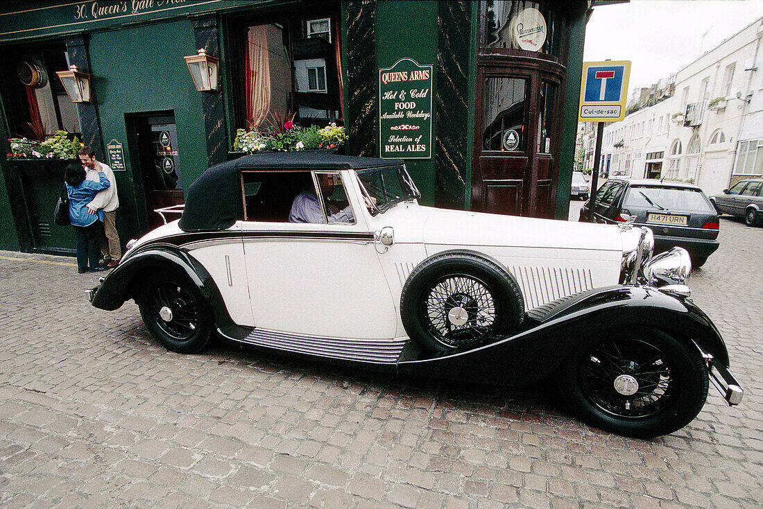 Coys antique cars dealer. South Kensington, London. England