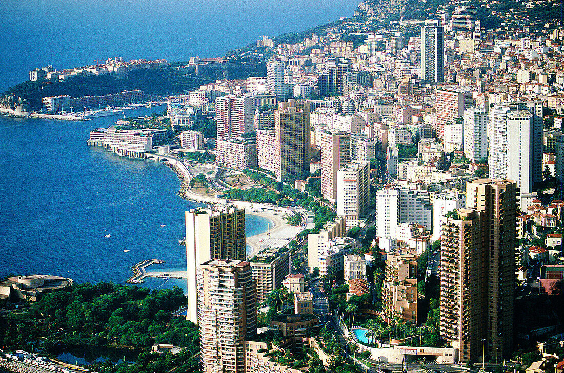 Monaco seen from Bella Vista