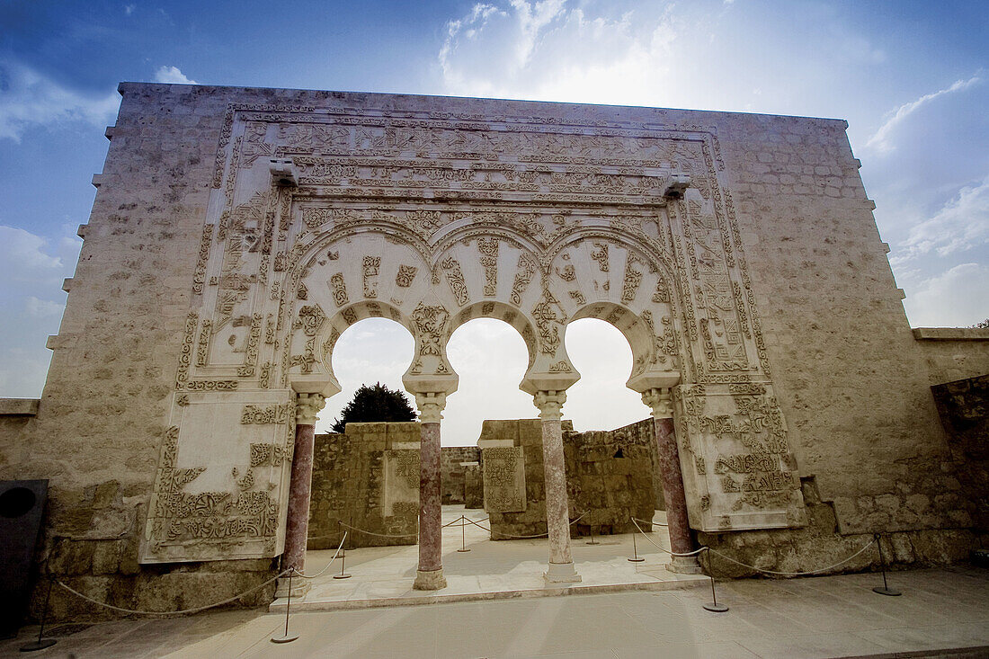 Yafar s house at the moorish ruins of Medina Azahara. Córdoba province. Andalucia. Spain.