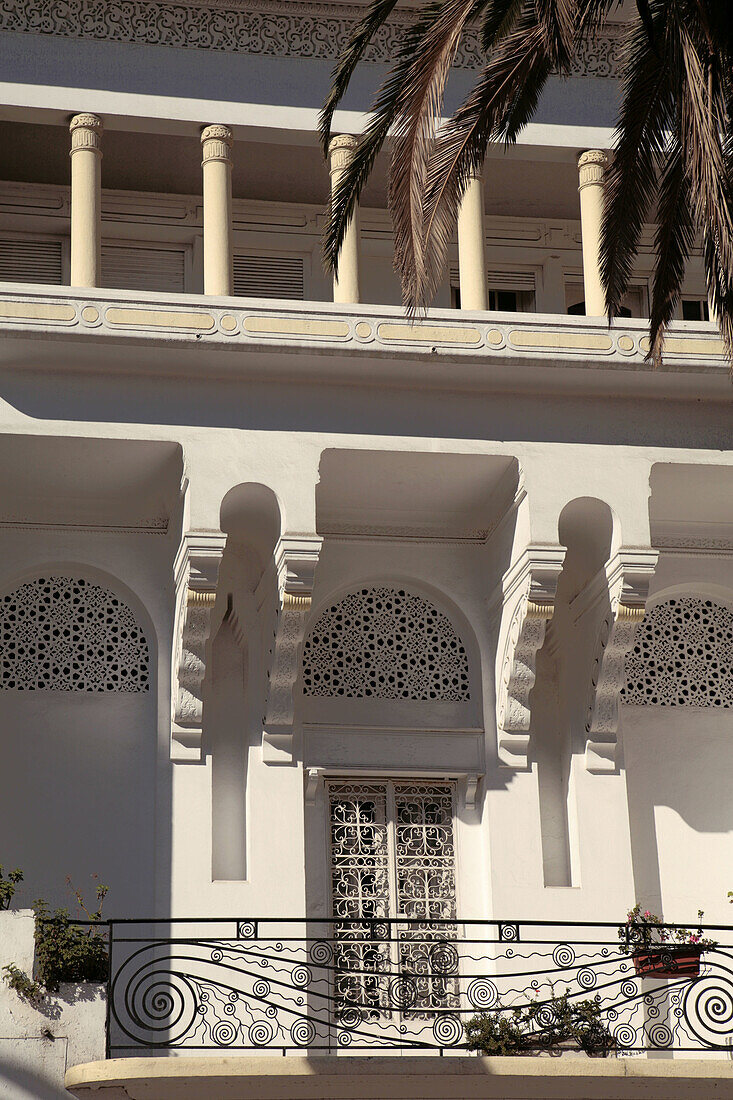 House by architect Marius Boyer on Rue d Alger at Casablanca. Morocco.