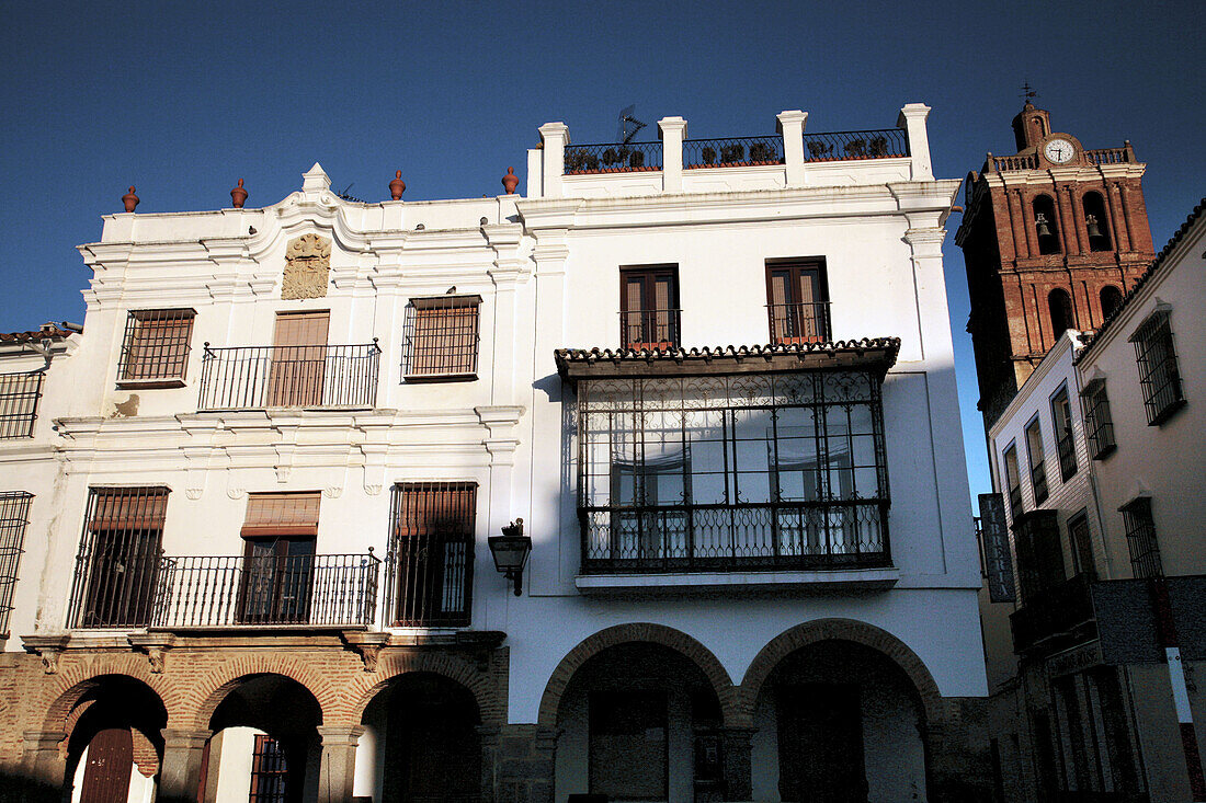 Plaza Grande at Zafra. Badajoz province. Spain.