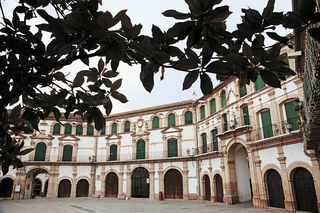 Plaza Ochavada at Archidona. Málaga province. Spain.