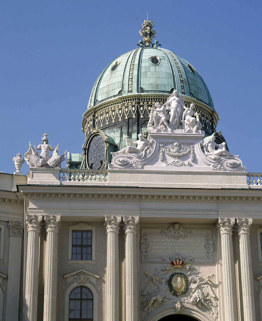The Hofburg (Imperial Palace). Vienna, Austria