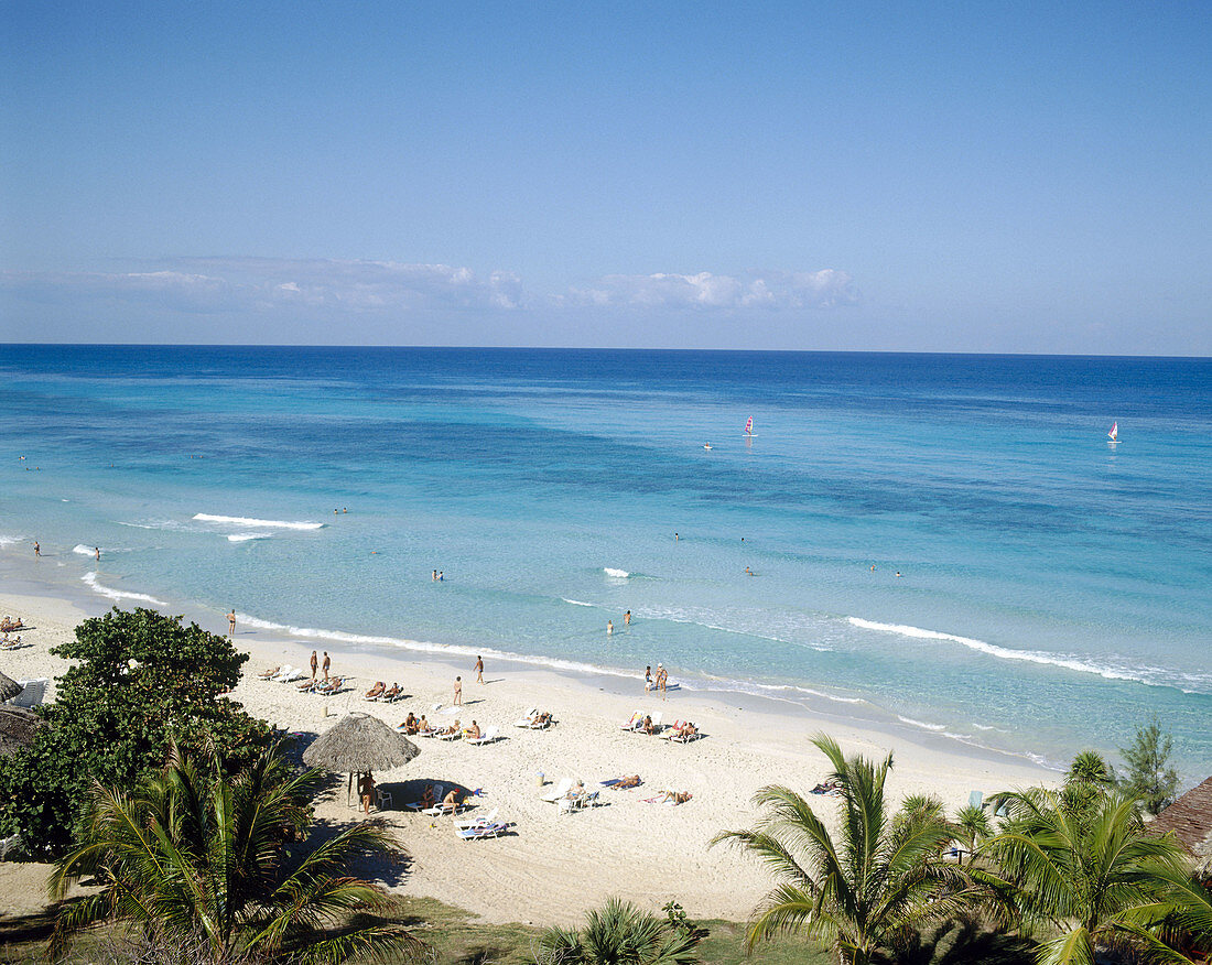 Varadero Beach view from Hotel Bella Costa. Matanzas province. Cuba