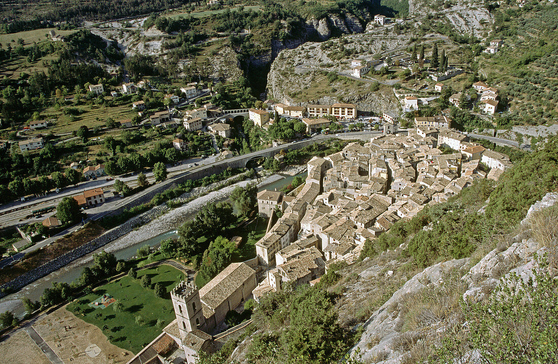 Entrevaux. Alpes-de-Haute-Provence, France