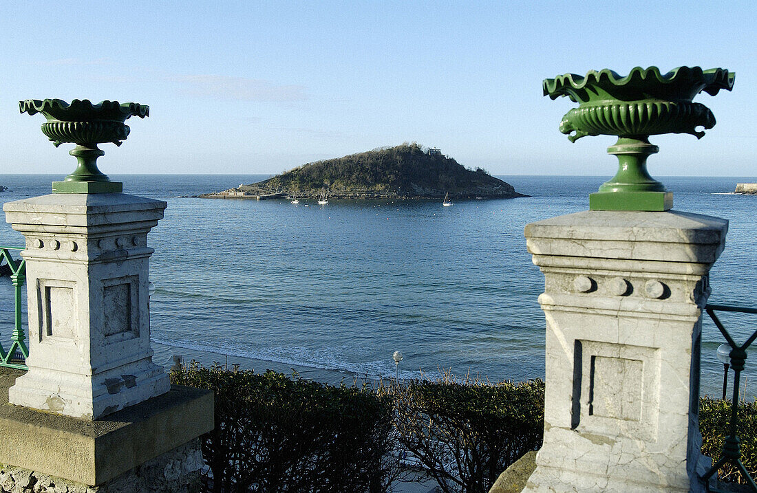 Bucht La Concha. San Sebastián. Guipúzcoa. Spanien