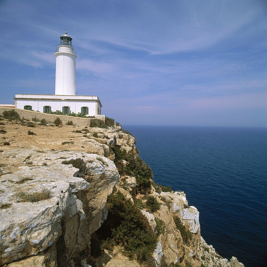 Leuchtturm La Mola. Formentera. Balearische Inseln. Spanien