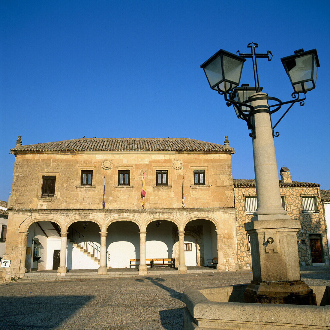 Town hall, Plaza Don Juan Manuel, Alarcón, Cuenca province, Castilla-La Mancha, Spain