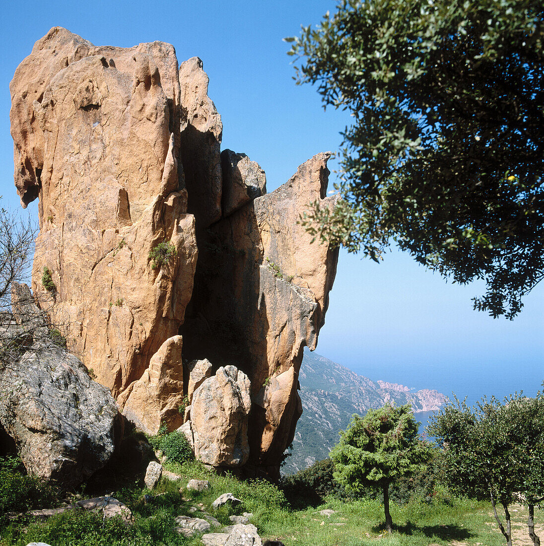 Les Calanches de Piana, Korsika, Frankreich