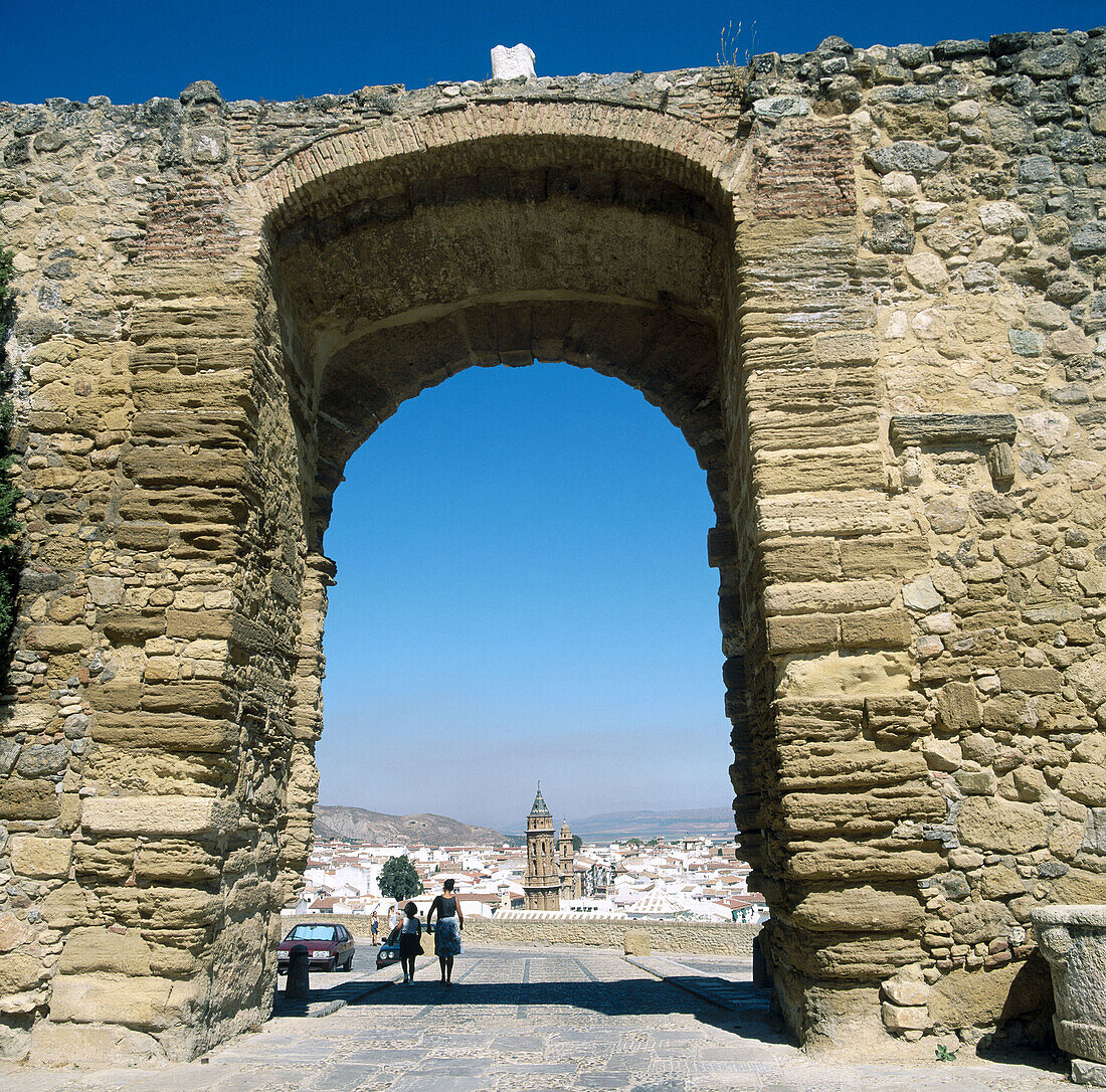 Arco de los Gigantes (Bogen der Giganten), 1585. Antequera, Provinz Málaga, Spanien