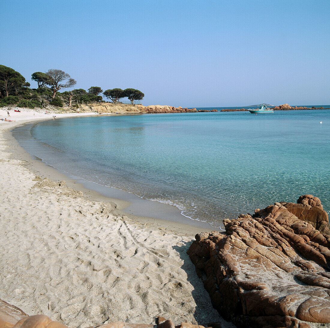 Beach of Palombaggia, Corsica, France