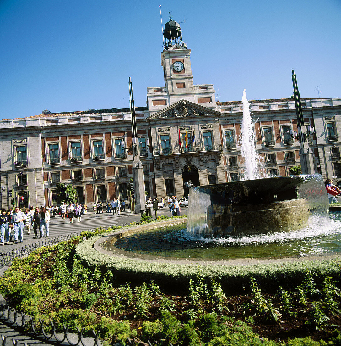 Puerta del Sol. Gebäude der Comunidad de Madrid. Madrid. Spanien