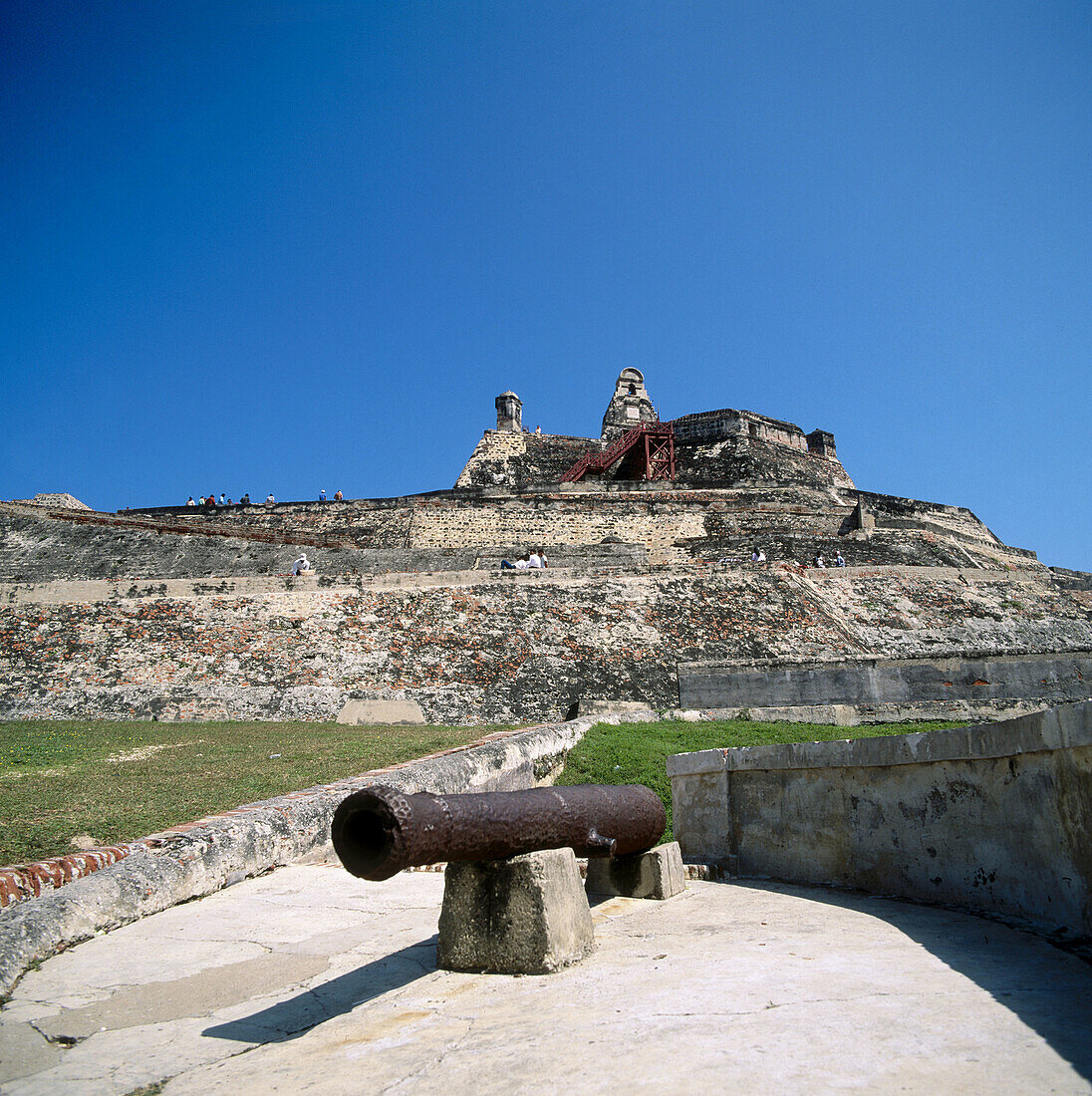 San Felipe Castle (16th-17th c.). Cartagena de Indias. Colombia