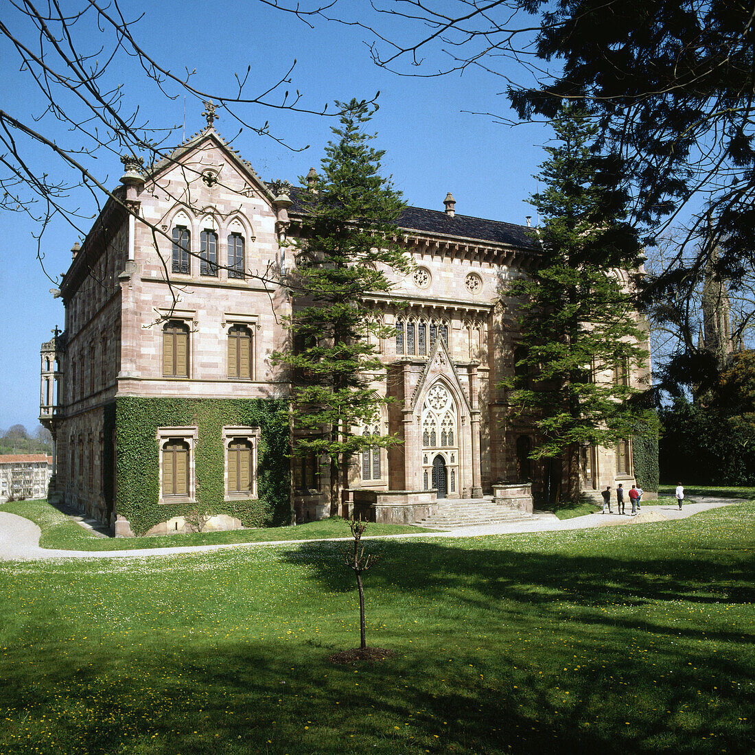 Palacio del Marqués de Comillas. Comillas. Kantabrien, Spanien