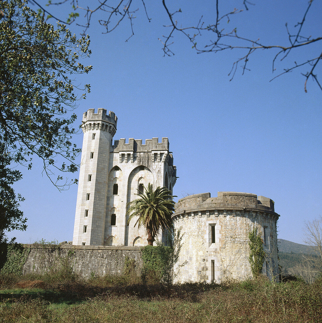 Burg Arteaga. Biskaya, Baskenland, Spanien