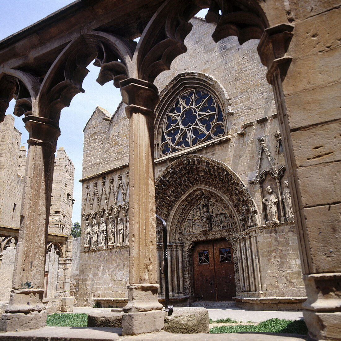 Kirche Santa Maria la Real in Olite, Navarra, Spanien