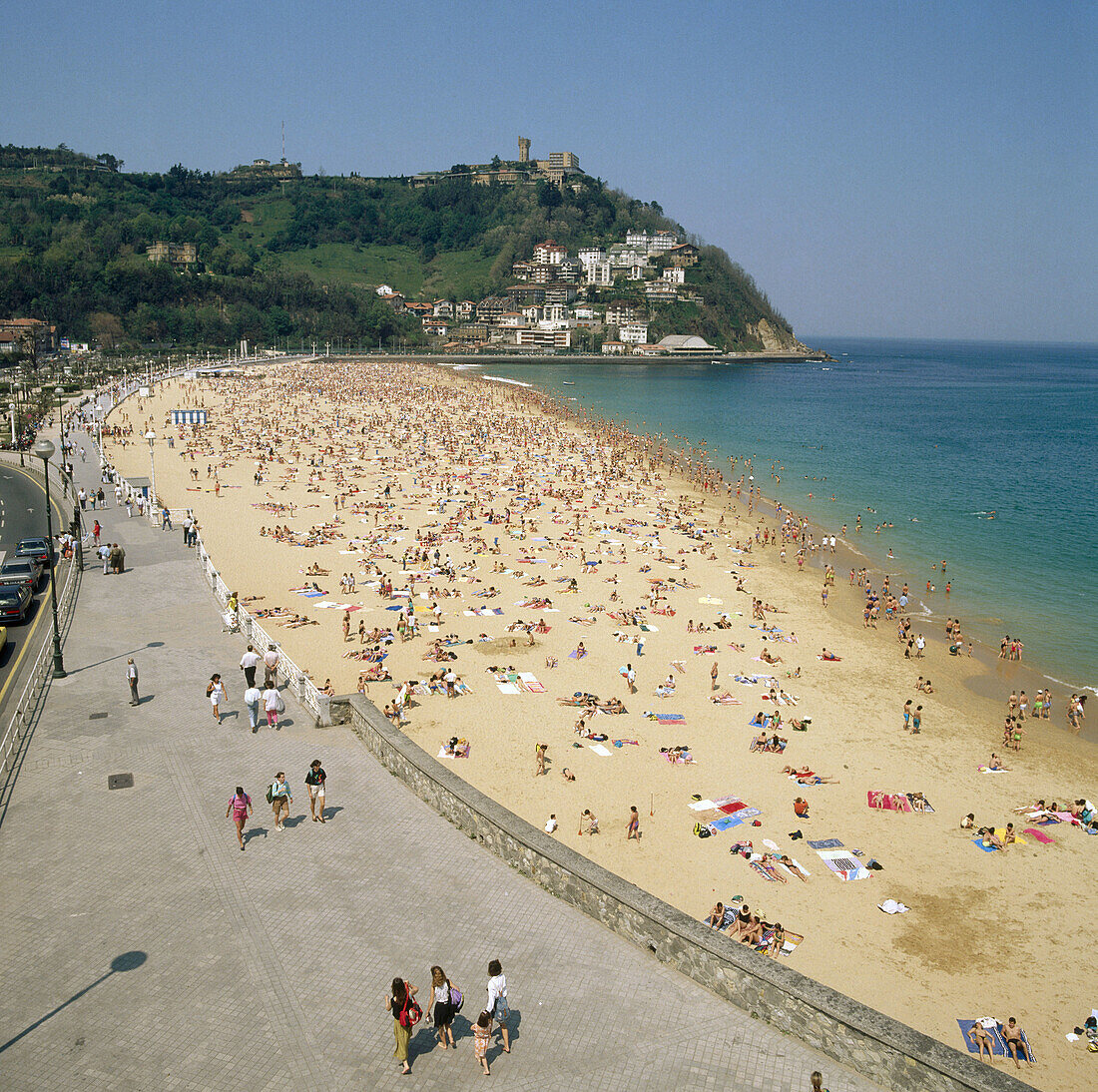 Ondarreta beach, San Sebastián. Guipúzcoa, Basque Country, Spain