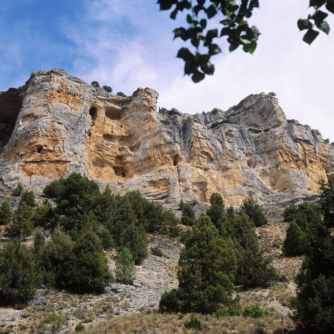 Cañón del Río Lobos Naturpark, Provinz Soria. Kastilien-León, Spanien