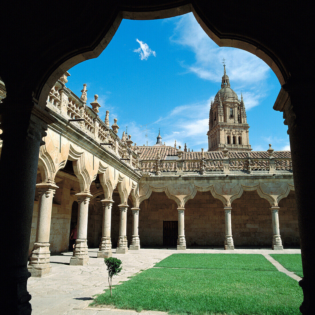 Patio de las Escuelas Menores (Innenhof). Salamanca, Spanien