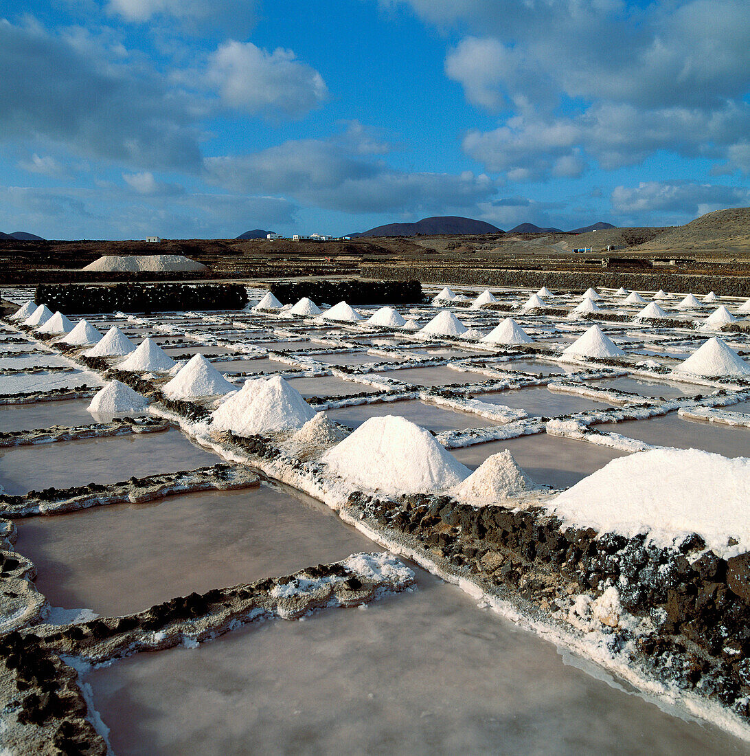 Salinas de Janubio. Lanzarote. Kanarische Inseln, Spanien