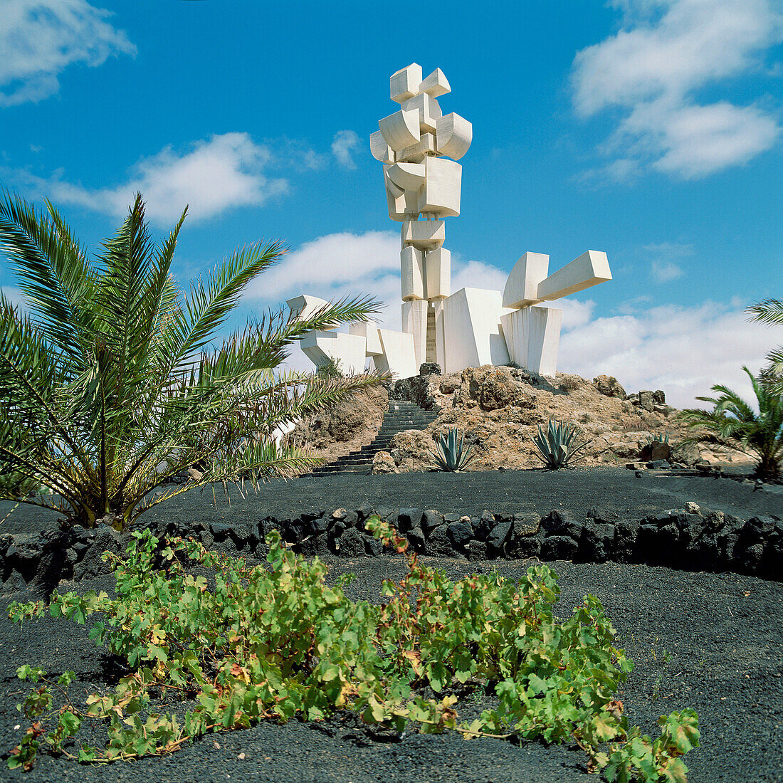 Monumento al Campesino (Denkmal für den Bauern), vom lanzarotenischen Künstler César Manrique, Lanzarote, Kanarische Inseln, Spanien