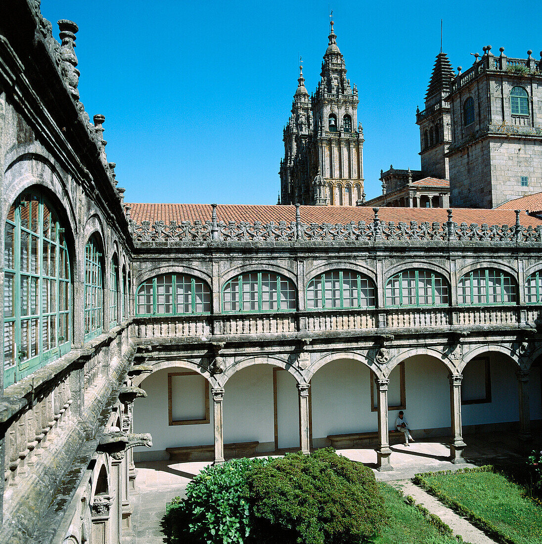 Colegio de Fonseca, Santiago de Compostela, La Coruña province, Galicia, Spain