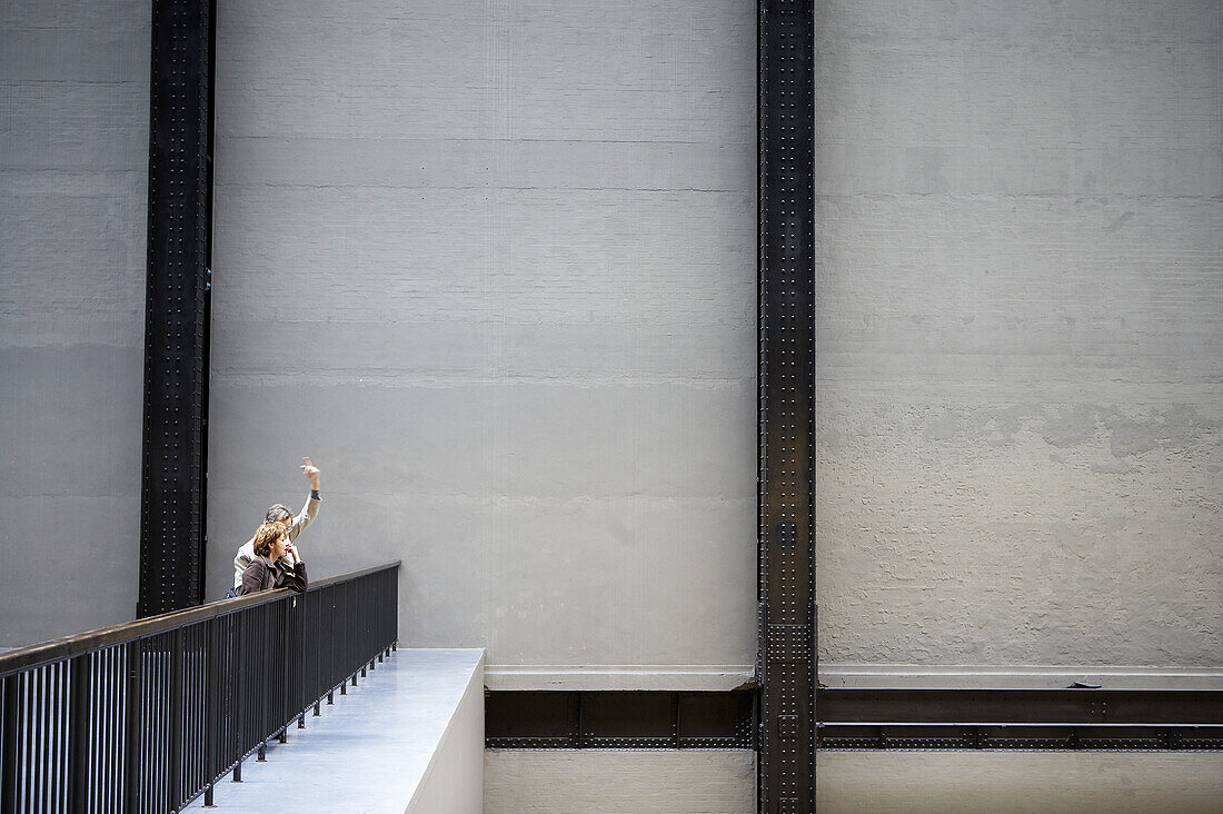 Turbine Hall, Tate Modern, London. England. UK.