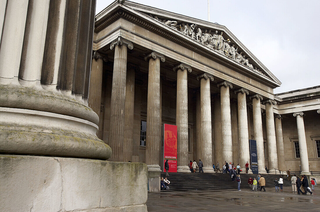 Das Britische Museum, London. England, Vereinigtes Königreich