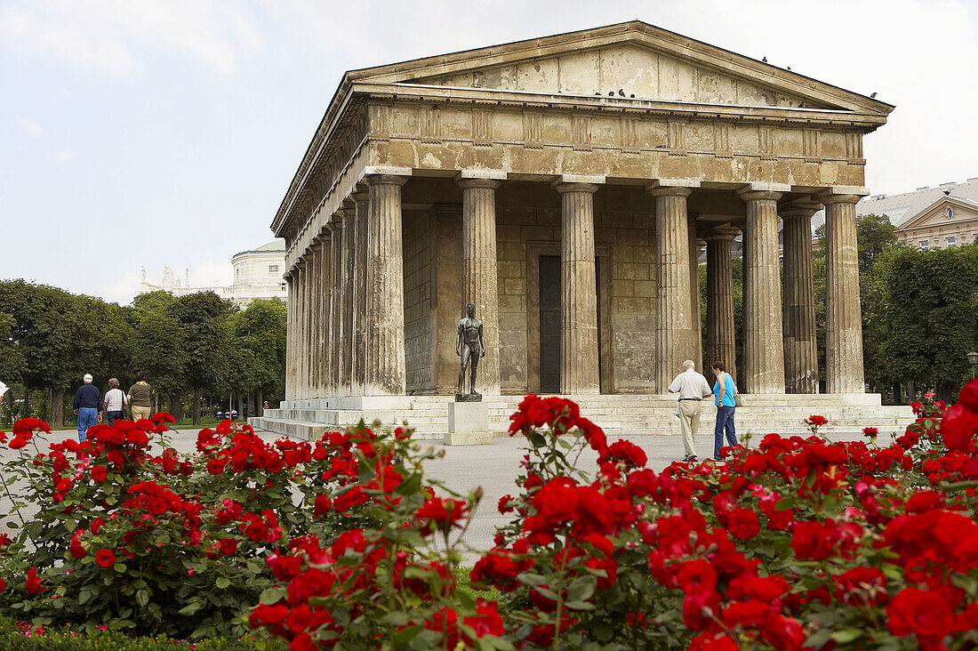 Theseustempel, Volksgarten, Wien. Österreich