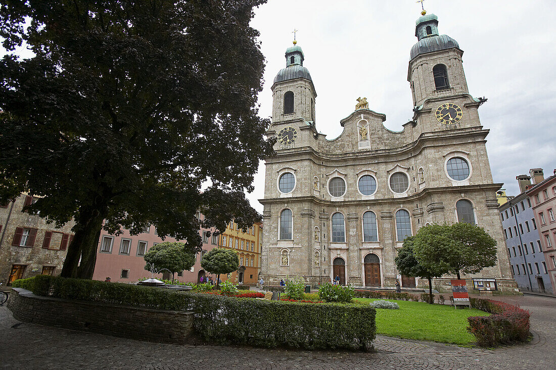 Dom zu St. Jakob in Domplatz, Innsbruck. Tyrol, Austria