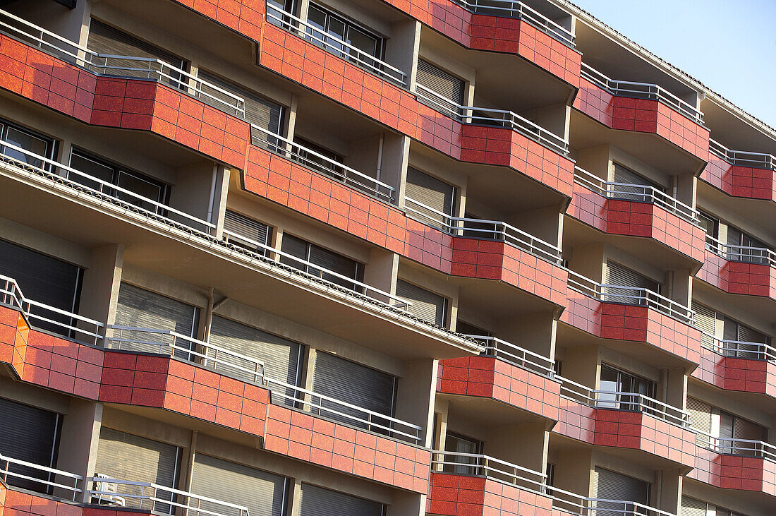 Appartements, Boulevard de la Mer, Hendaya, Aquitanien, Pyrenées Atlantiques, Frankreich