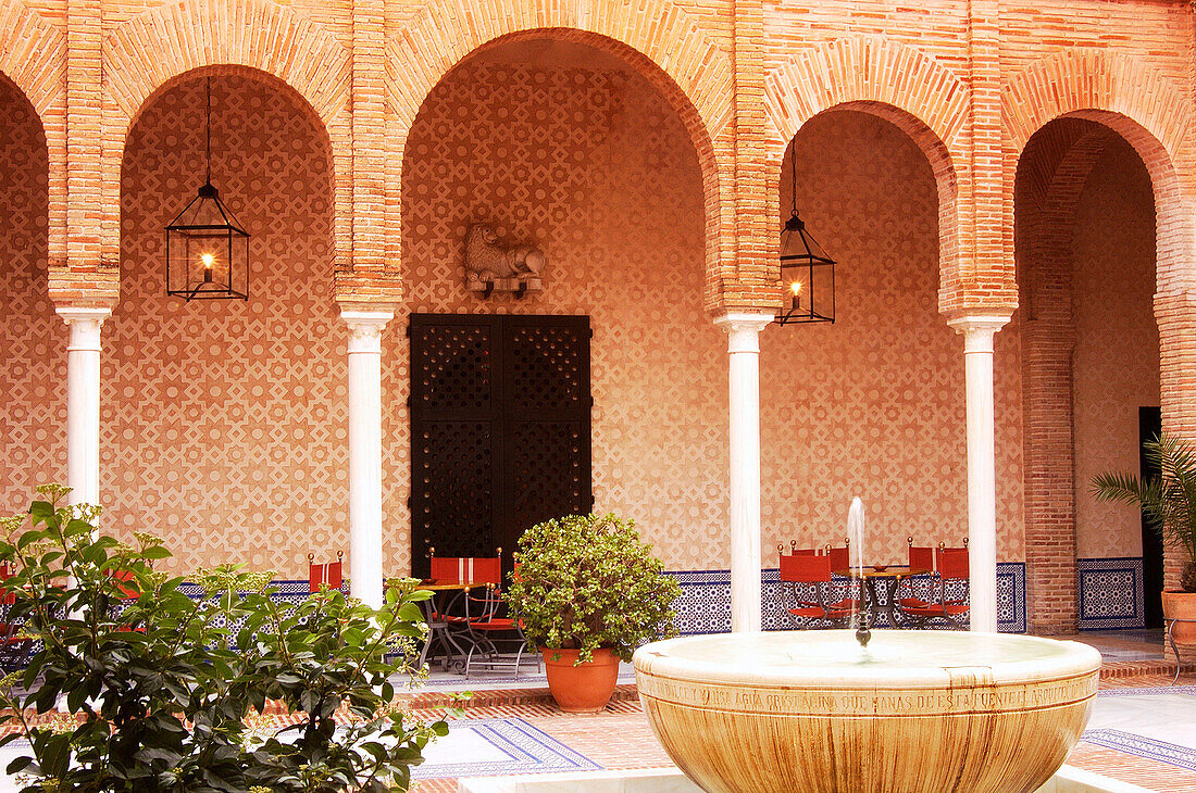 Parador de turismo (state-owned hotel) of Carmona. Sevilla province. Spain
