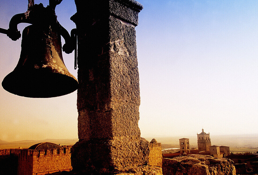 Trujillo seen from the castle. Cáceres province, Spain