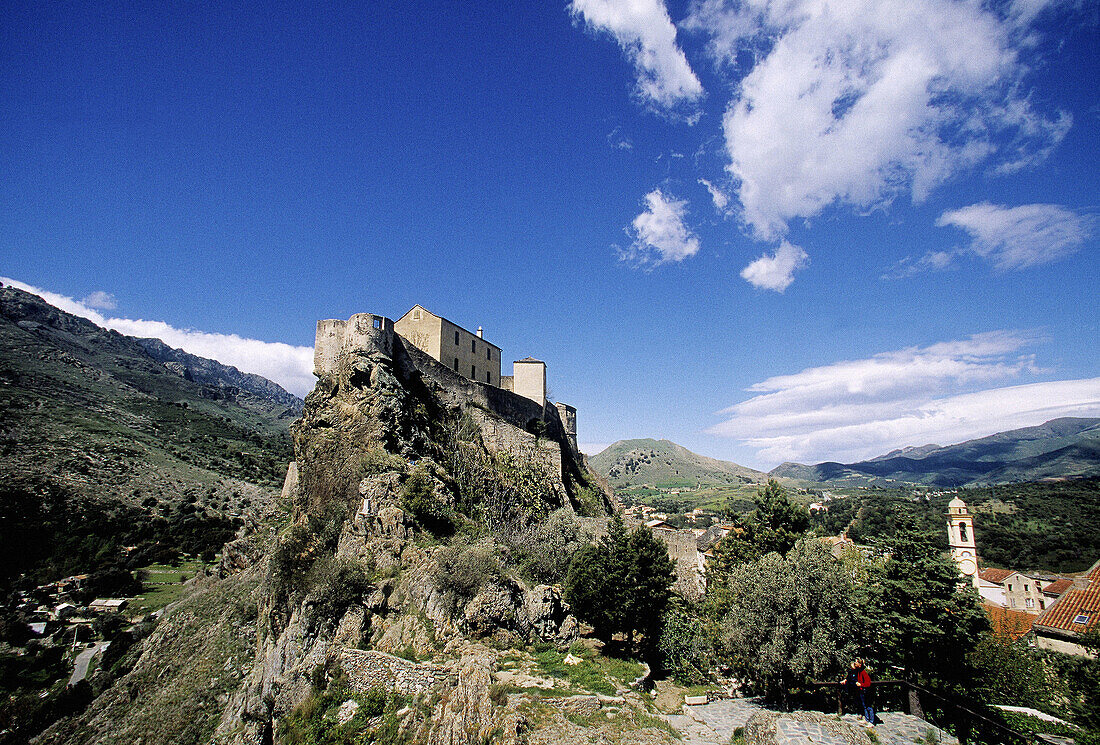 The Citadel, Corté. Corsica Island. France