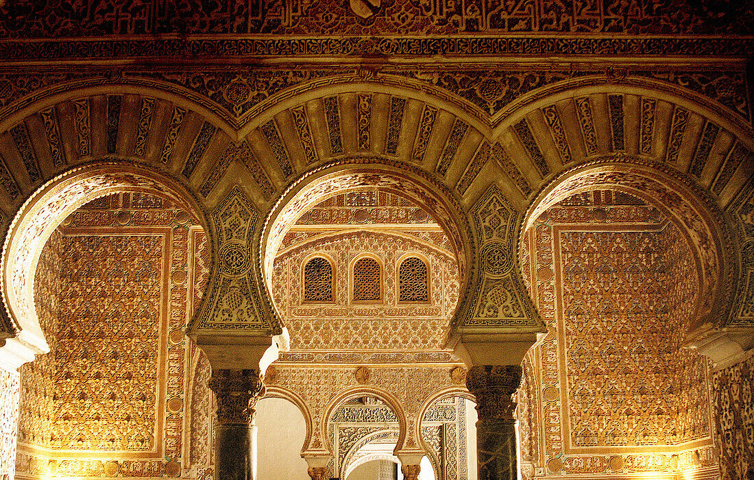 Ambassador s Hall in the Alcázar. Seville. Spain